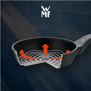 WMF PermaDur Premium, diametrs 28 cm, melna - Panna cepšanai