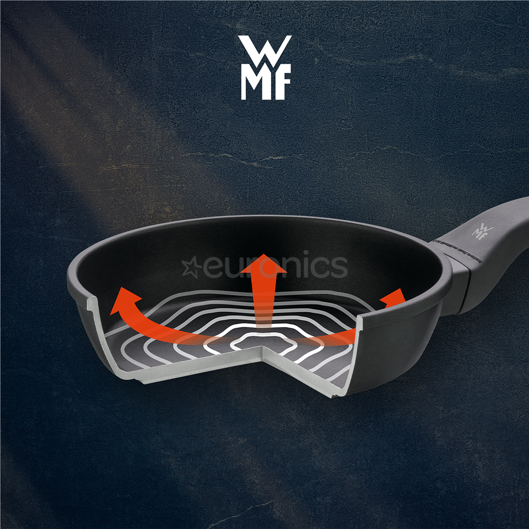 WMF PermaDur Premium, diametrs 28 cm, melna - Panna cepšanai