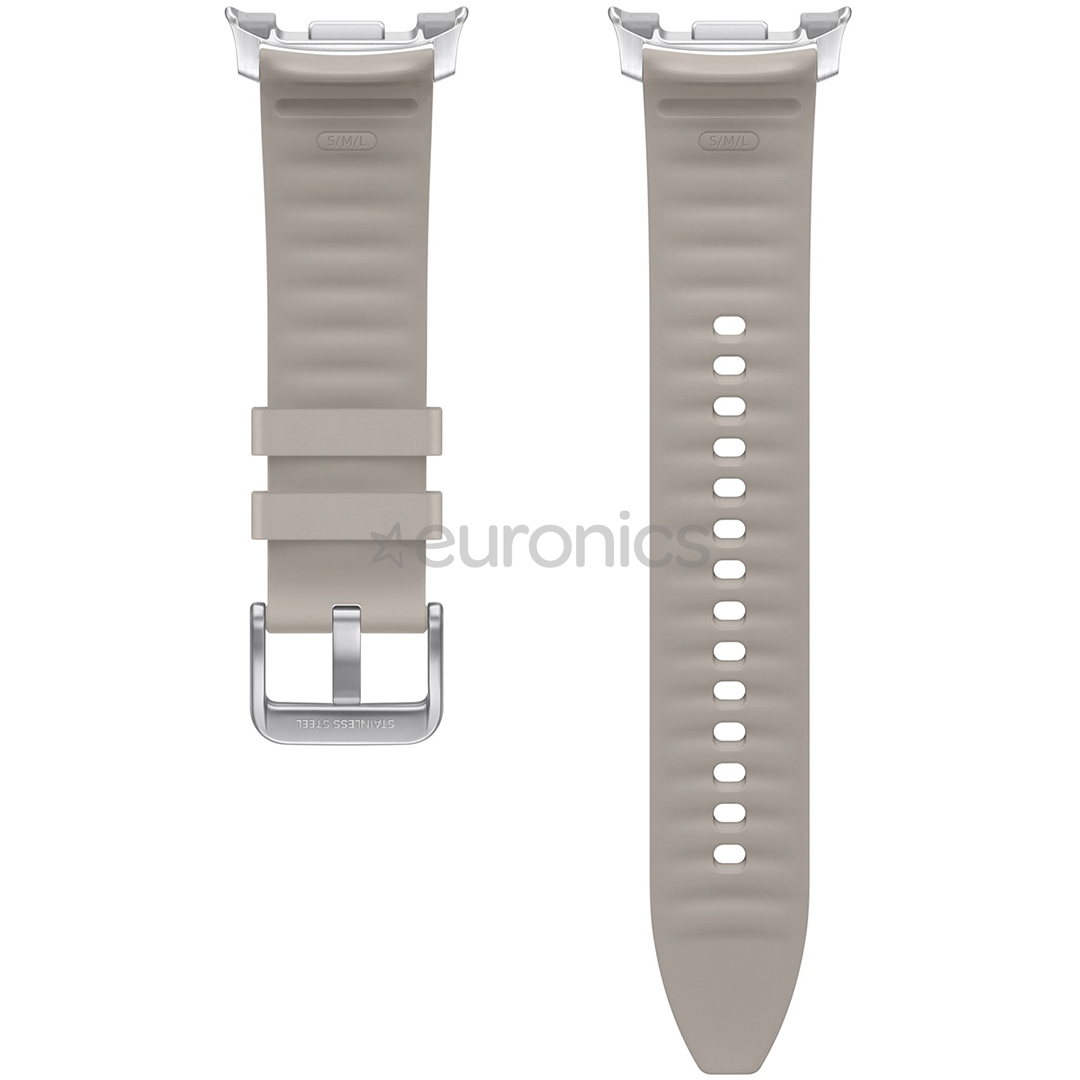 Samsung Galaxy Watch Hybrid Band, S/M/L, коричневый - Ремешок для часов