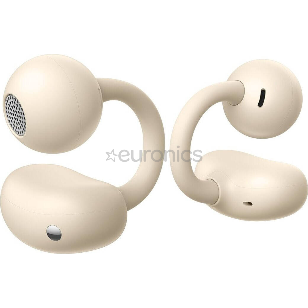 Huawei FreeClip, bēša - Bezvadu austiņas