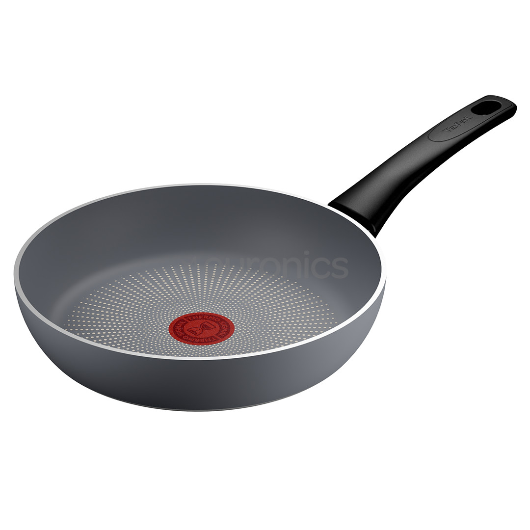 Tefal Halo, diametrs 24 cm, pelēka - Panna cepšanai