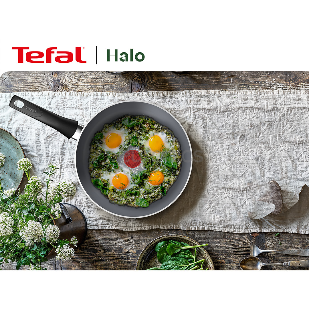 Tefal Halo, diametrs 24 cm, pelēka - Panna cepšanai