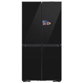 Samsung Bespoke AI Home, 654 л, высота 186 см, черный - SBS-холодильник