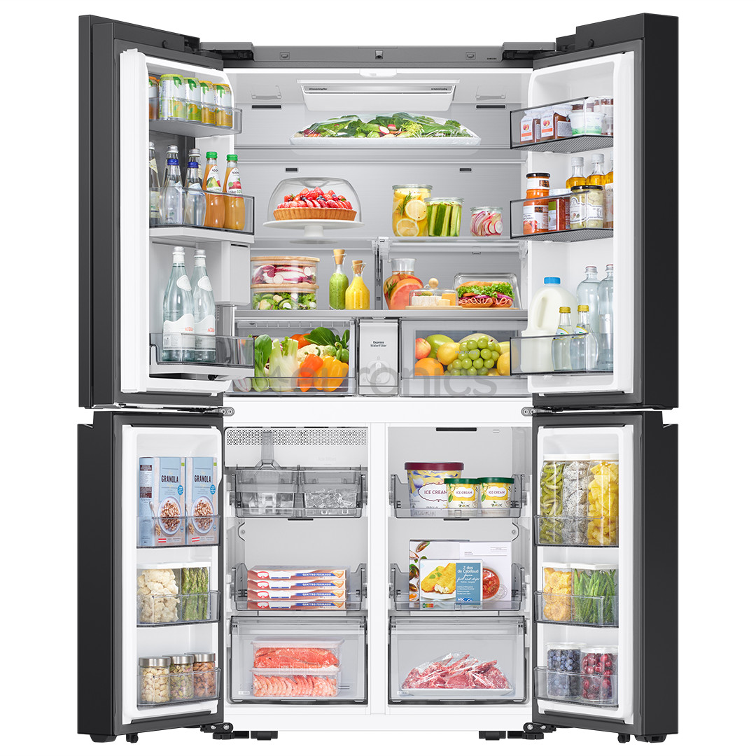 Samsung Bespoke AI Home, 654 L, height 186 cm, black - SBS Refrigerator