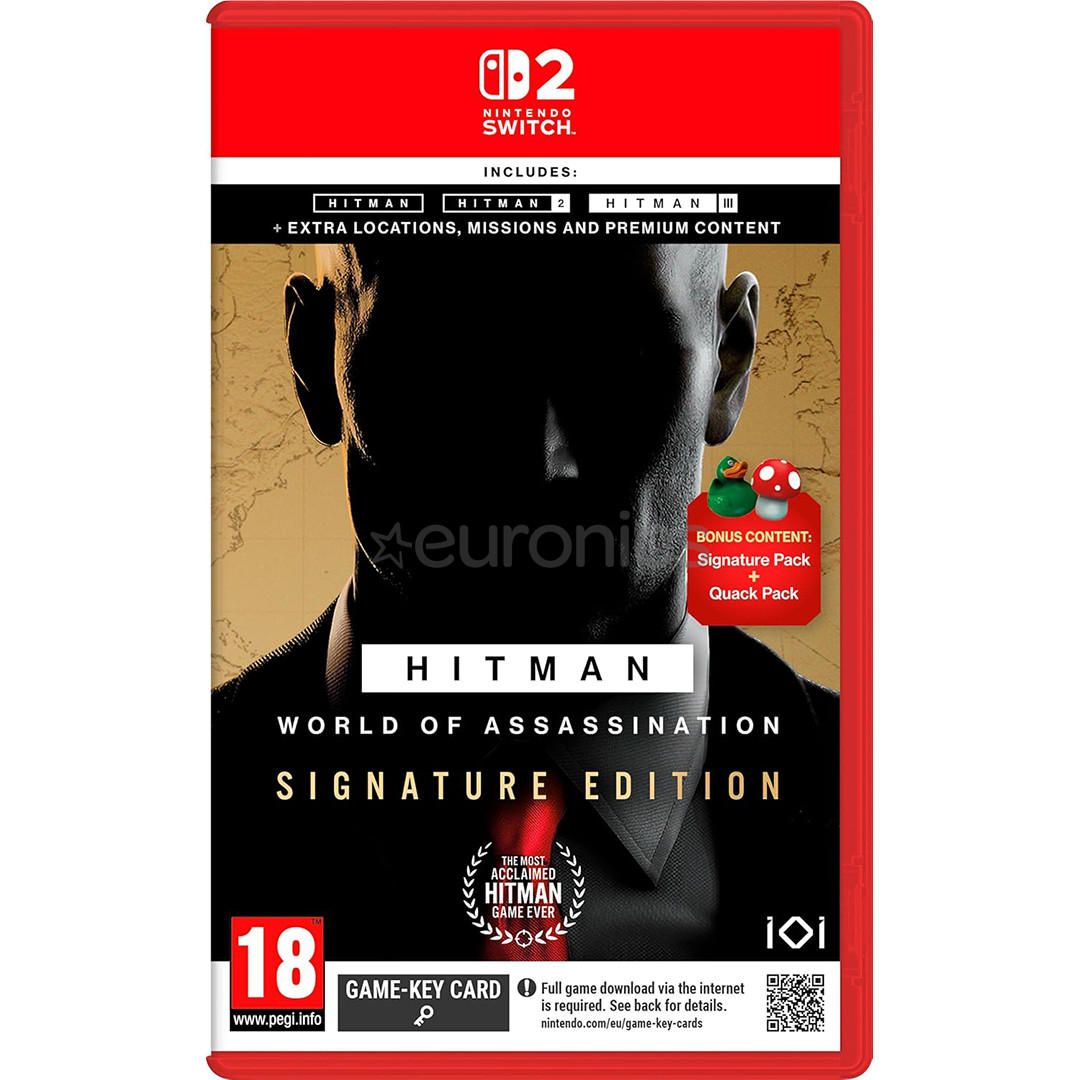 Hitman World of Assassination Signature Edition, Nintendo Switch 2 - Spēle