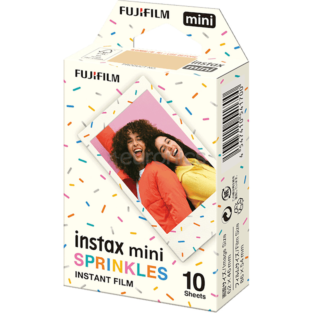 Fujifilm Instax Mini Sprinkles Film, 10 gab. - Fotopapīrs