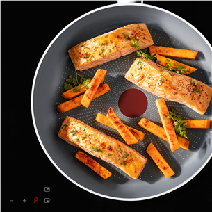 Tefal Halo, diametrs 28 cm, pelēka - Panna cepšanai