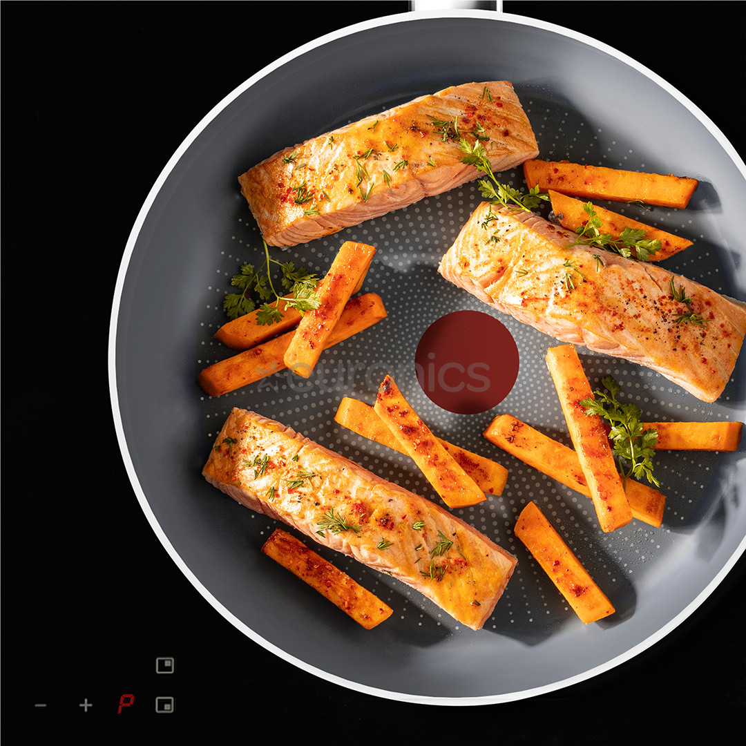 Tefal Halo, diametrs 28 cm, pelēka - Panna cepšanai