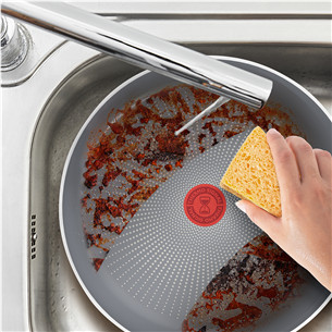 Tefal Halo, diametrs 28 cm, pelēka - Panna cepšanai