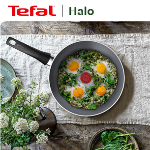 Tefal Halo, diametrs 28 cm, pelēka - Panna cepšanai