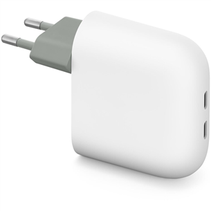 Google Pixel Flex Dual Port 67 W Fast Charger, USB-C, balta - Lādētājs GA09856-EU
