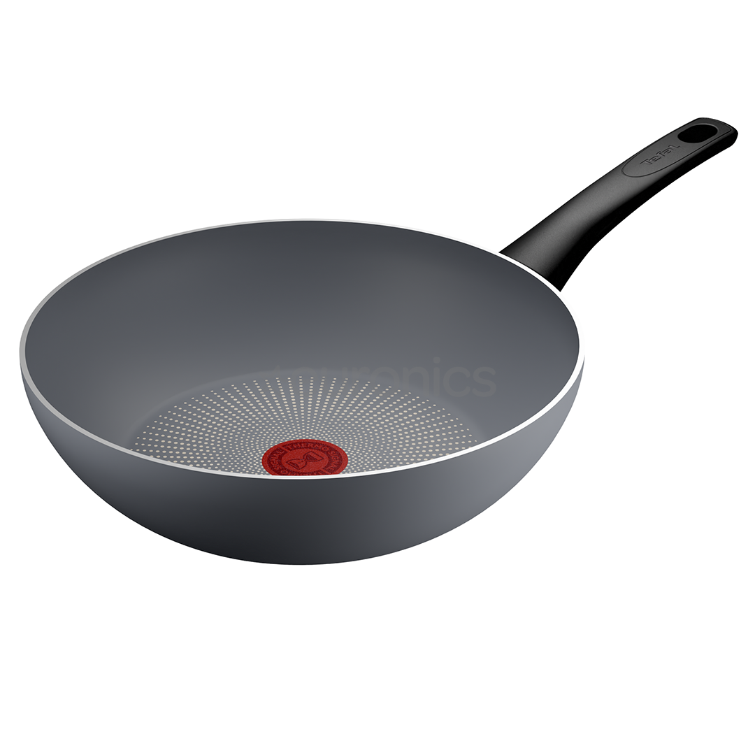 Tefal Halo, diametrs 28 cm, pelēka - Vokpanna