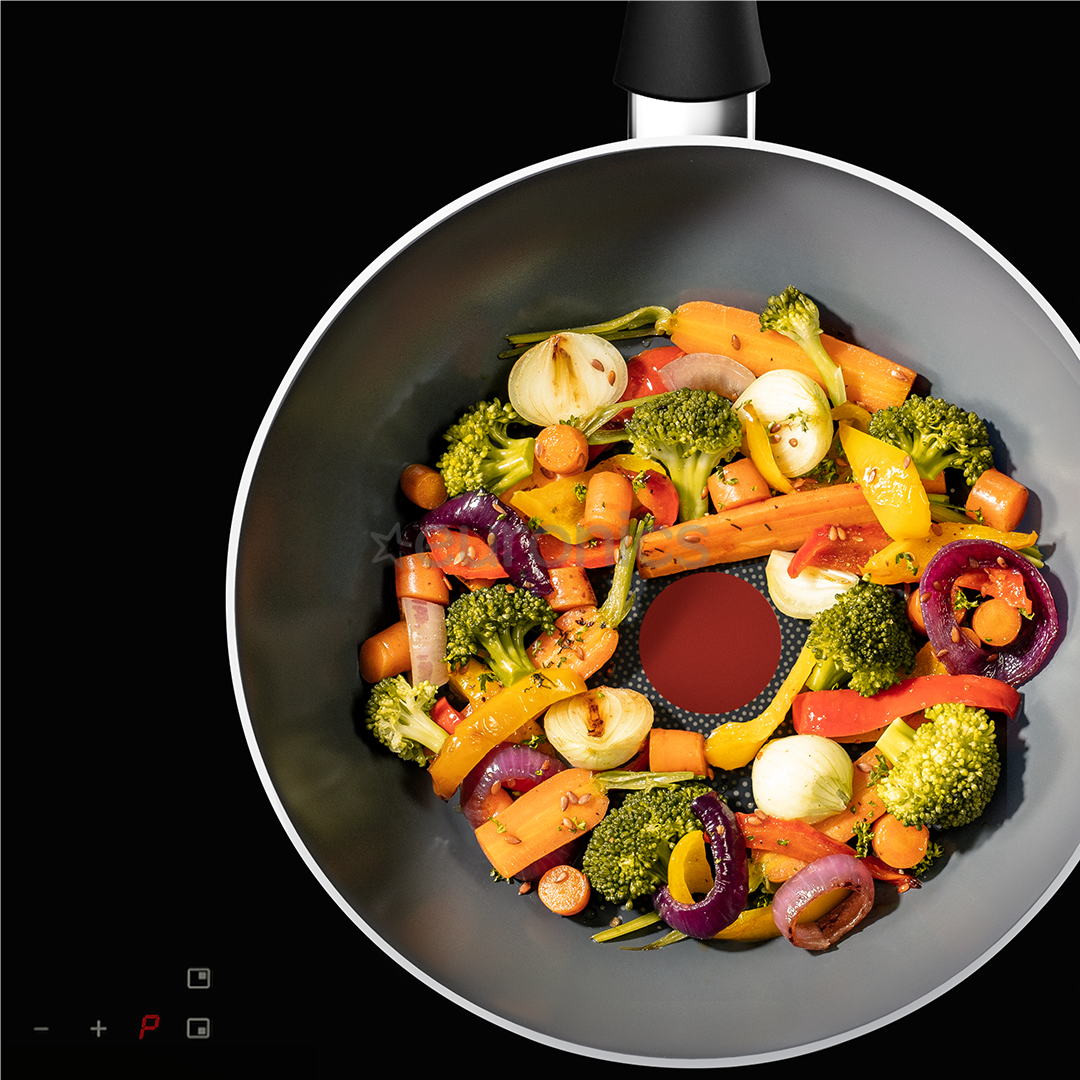 Tefal Halo, diametrs 28 cm, pelēka - Vokpanna