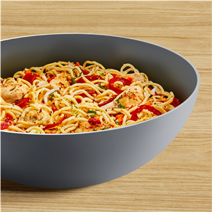 Tefal Halo, diametrs 28 cm, pelēka - Vokpanna