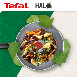 Tefal Halo, diametrs 28 cm, pelēka - Vokpanna