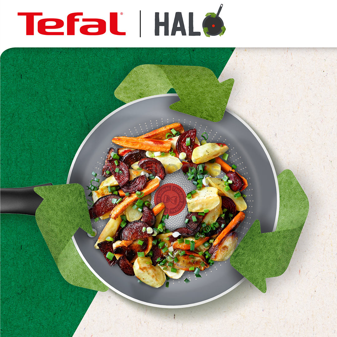 Tefal Halo, diametrs 28 cm, pelēka - Vokpanna