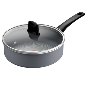 Tefal Halo, diametrs 24 cm, pelēka - Katliņš ar rokturi + vāks C3123253