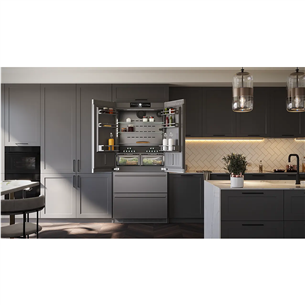 Liebherr BioFresh NoFrost, 522 л, высота 203 см, нерж. сталь - Холодильник