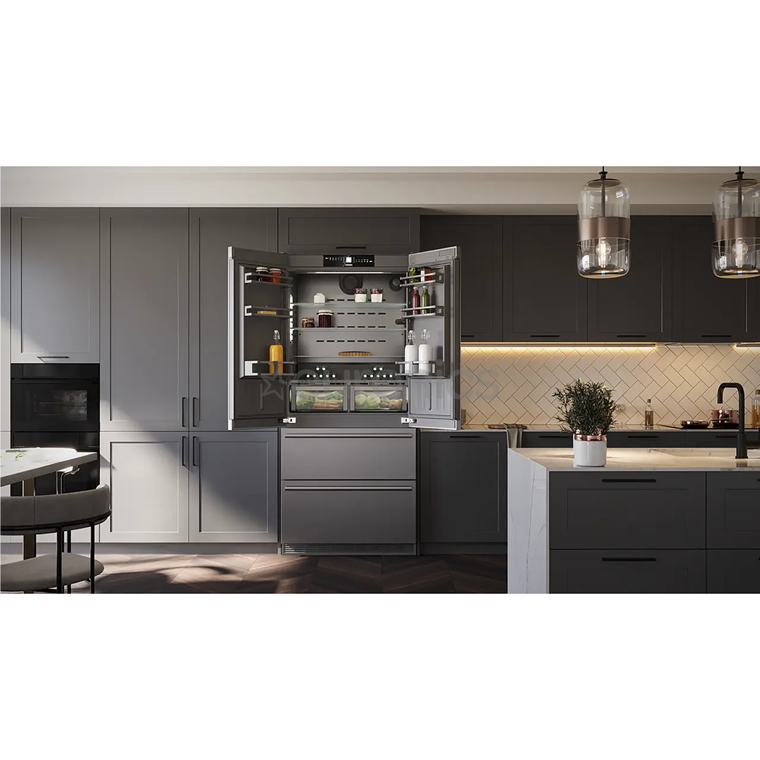 Liebherr BioFresh NoFrost, 522 L, height 203 cm, stainless steel - Refrigerator