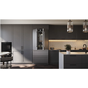 Liebherr BioFresh NoFrost, 522 л, высота 203 см, нерж. сталь - Холодильник