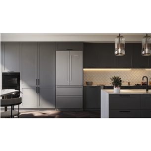 Liebherr BioFresh NoFrost, 522 л, высота 203 см, нерж. сталь - Холодильник