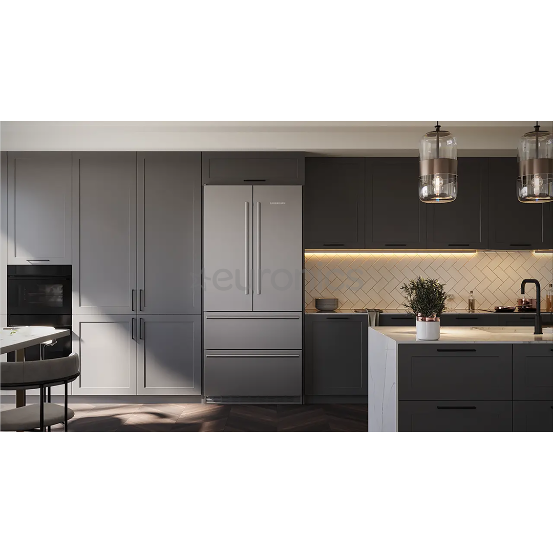 Liebherr BioFresh NoFrost, 522 л, высота 203 см, нерж. сталь - Холодильник