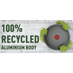 Tefal Ingenio Halo, 16/20 cm, 3 priekšmeti, pelēka - Katlu komplekts + rokturis