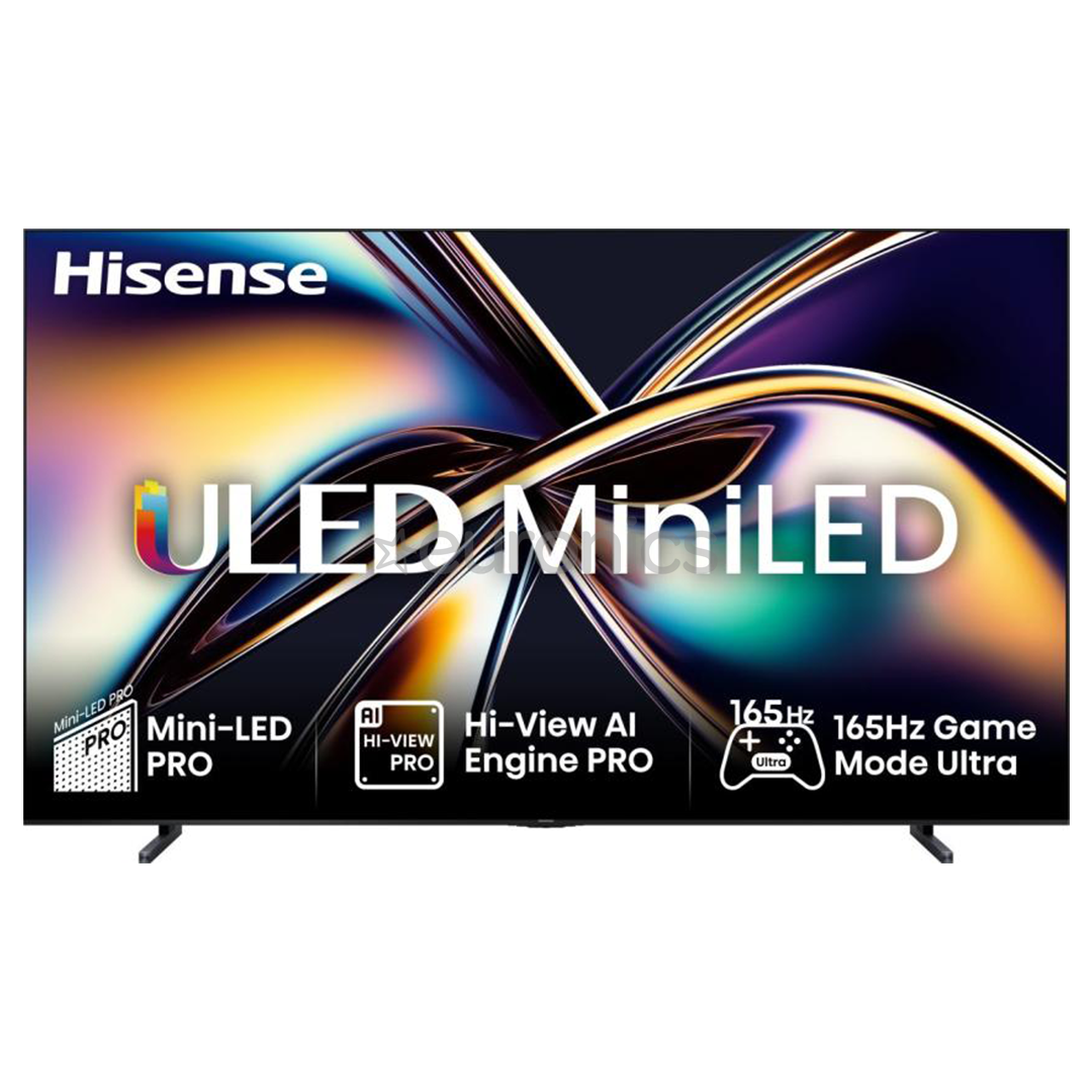Hisense U8Q, 100'', 4K UHD, ULED, Mini LED, black - TV
