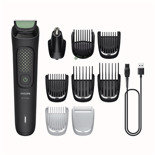 Philips All-in-One Trimmer 3000 Series, 9-in-1, melna - Trimmeris MG3946/15