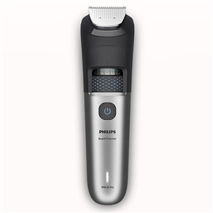 Philips Beard Trimmer 7000, melna/pelēka - Bārdas trimmeris
