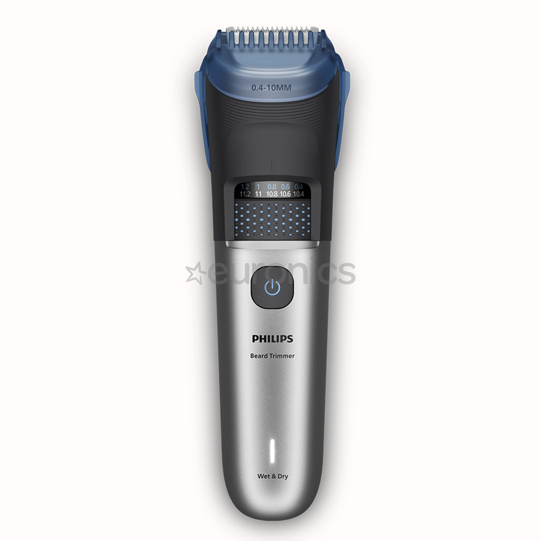 Philips Beard Trimmer 7000, melna/pelēka - Bārdas trimmeris