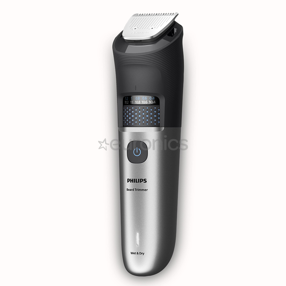 Philips Beard Trimmer 7000, melna/pelēka - Bārdas trimmeris