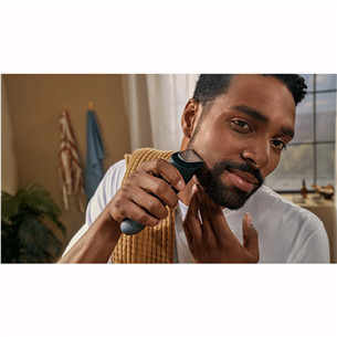 Philips Beard Trimmer 7000, melna/pelēka - Bārdas trimmeris