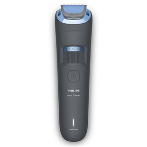 Philips Beard Trimmer 3000, tumši pelēka - Bārdas trimmeris