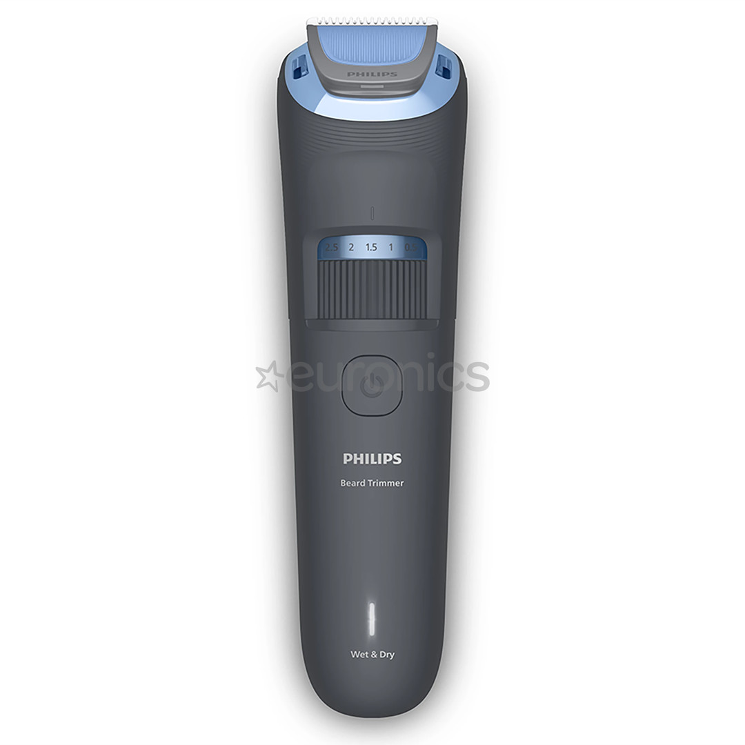 Philips Beard Trimmer 3000, tumši pelēka - Bārdas trimmeris