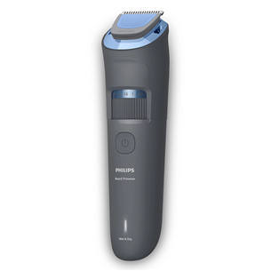 Philips Beard Trimmer 3000, tumši pelēka - Bārdas trimmeris