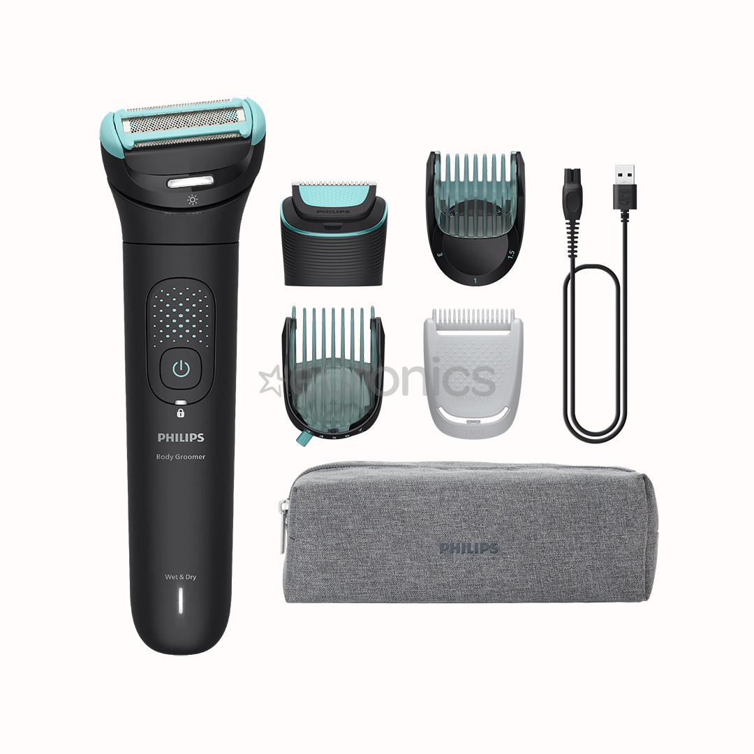 Philips Body Groomer Series 7000, melna - Ķermeņa trimmeris