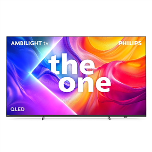 Philips The One PUS9010, 85'', 4K UHD, QLED, черный - Телевизор 85PUS9010/12
