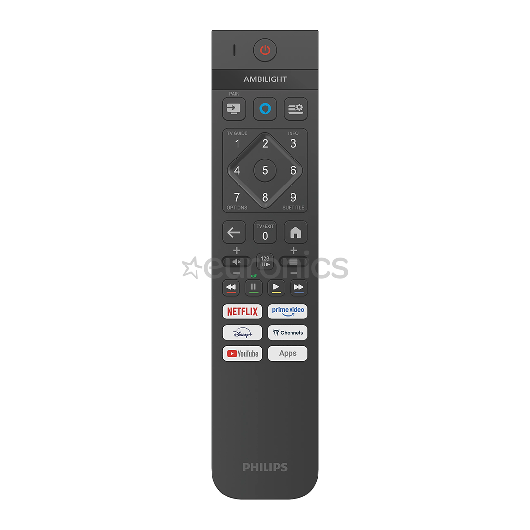 Philips The One PUS9010, 85'', 4K UHD, QLED, черный - Телевизор
