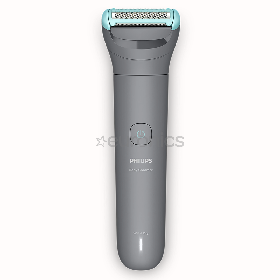 Philips Body Groomer 3000 Series, Triple Protect skūšanās sistēma, pelēka - Ķermeņa skuveklis