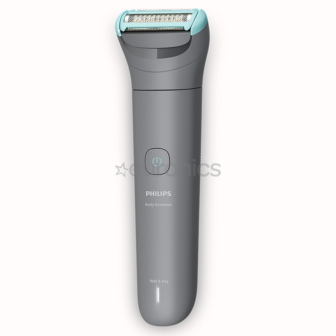 Philips Body Groomer 3000 Series, Triple Protect skūšanās sistēma, pelēka - Ķermeņa skuveklis