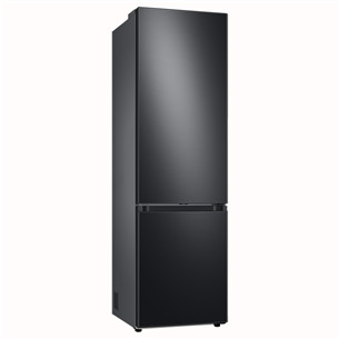 Samsung, NoFrost, 390 L, augstums 203 cm, melna - Ledusskapis