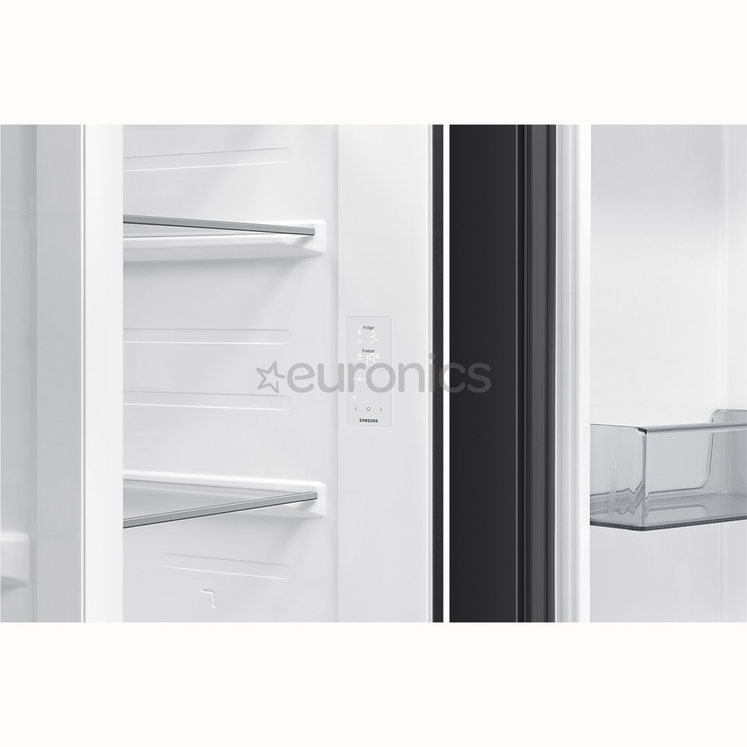 Samsung, NoFrost, 635 л, высота 179 см, черный - SBS-холодильник