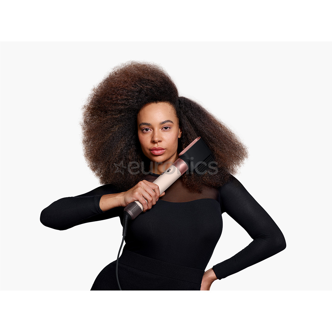 Dyson Airwrap i.d.™, Bluetooth®, 1300 W, Straight+Wavy, Ceramic Pink/Rose Gold - Matu veidotājs