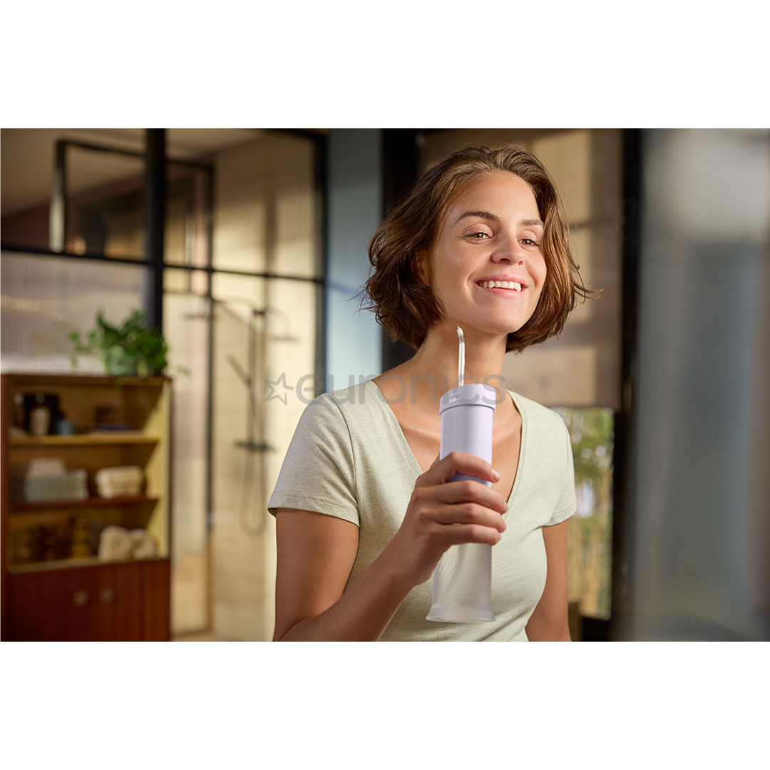 Philips Sonicare Compact Flosser 1000, violeta - Zobu starpu tīrītājs