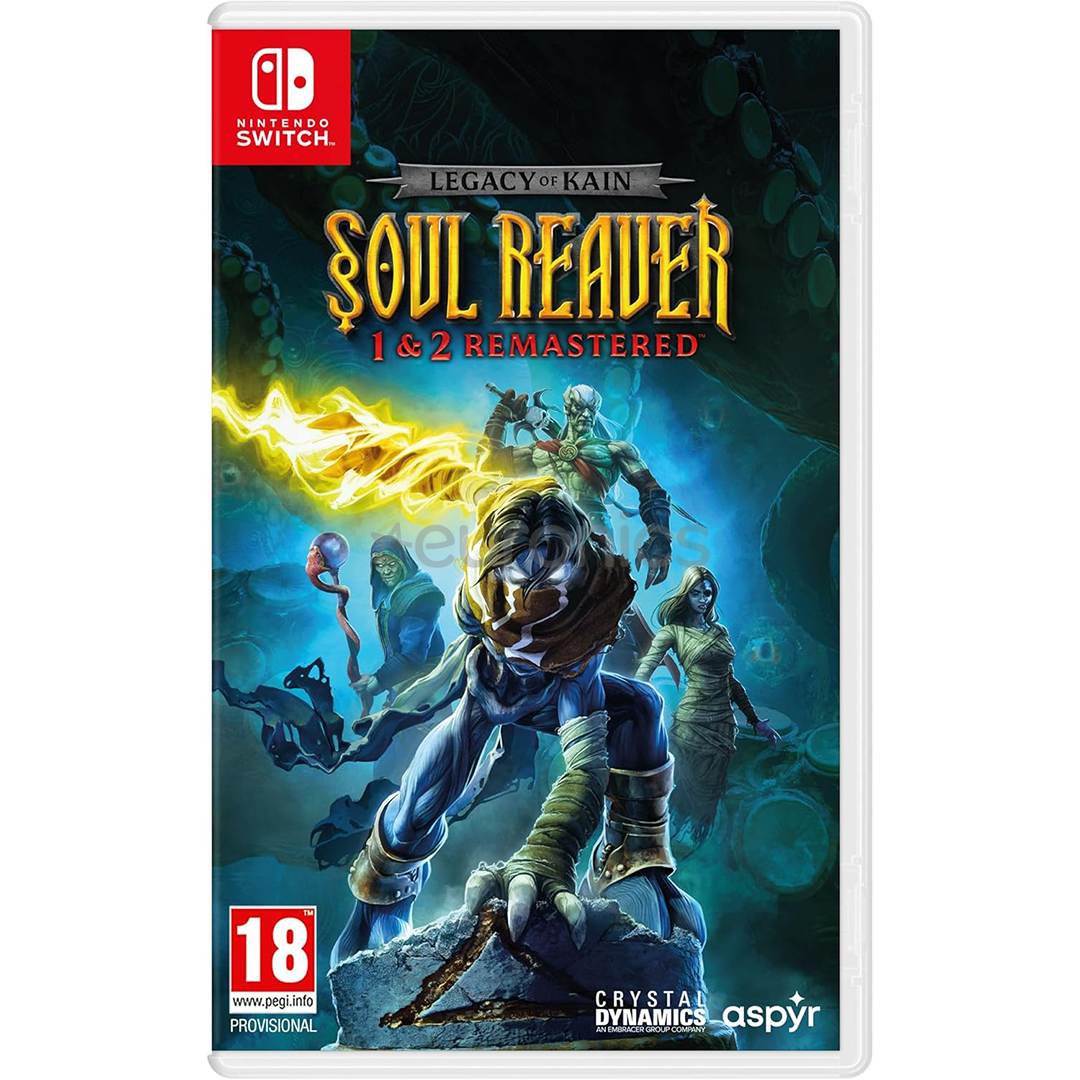 Legacy of Kain: Soul Reaver 1 & 2 Remastered, Nintendo Switch - Game