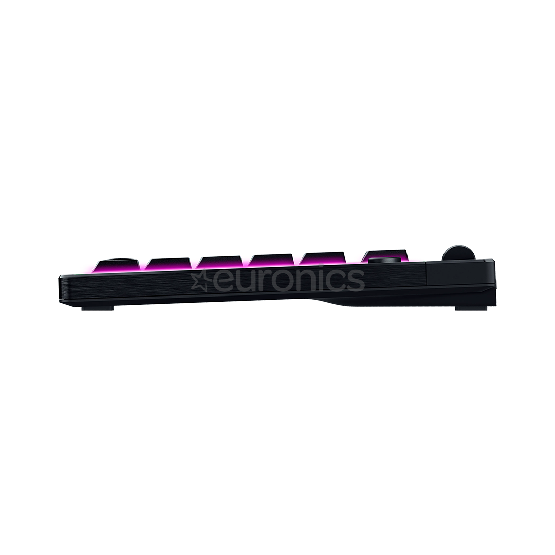 Razer BlackWidow V4 Low-Profile HyperSpeed, clicky, TKL, US, black - Wireless keyboard