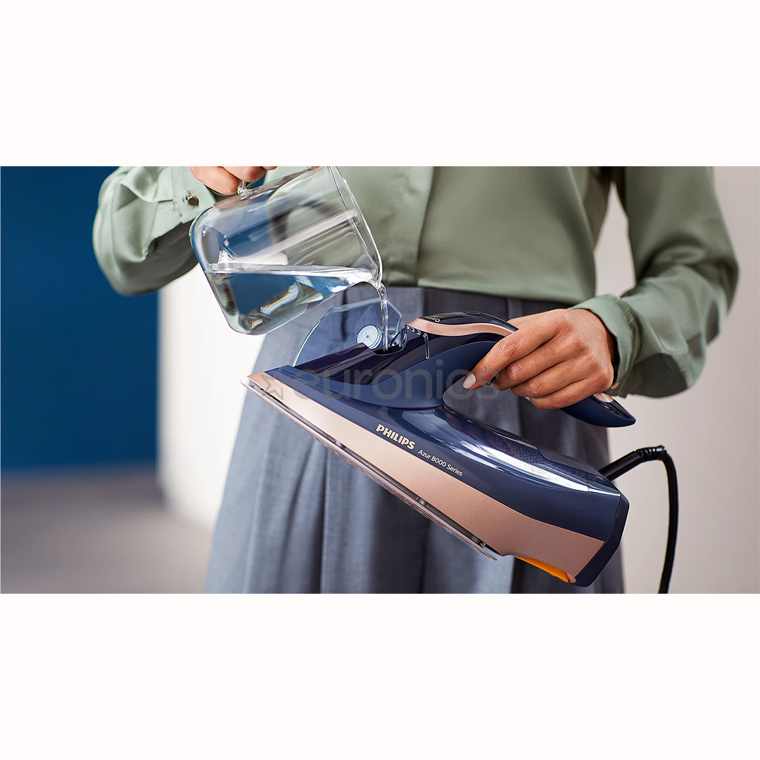 Philips Azur 8000, 3000 W, dark blue - Steam iron