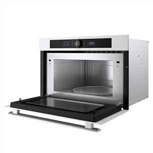 Whirlpool, 31 L, 1000 W, white - Built-in microwave oven with grill