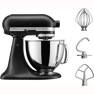 KitchenAid Artisan, 4.8 л, матовый черный - Настольный миксер 5KSM125EBM